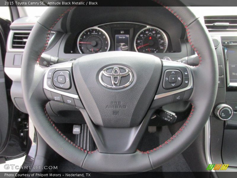 Attitude Black Metallic / Black 2015 Toyota Camry SE