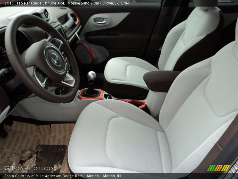 Front Seat of 2015 Renegade Latitude 4x4