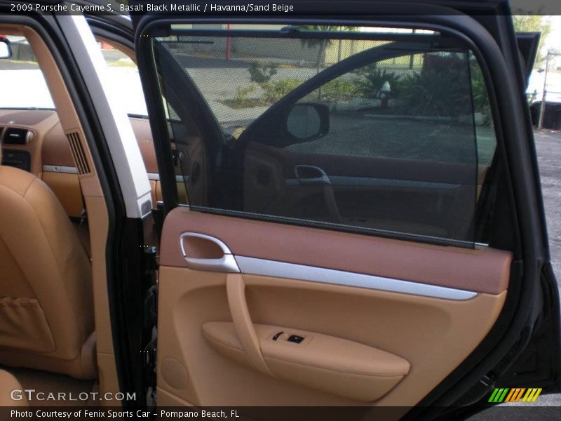 Basalt Black Metallic / Havanna/Sand Beige 2009 Porsche Cayenne S
