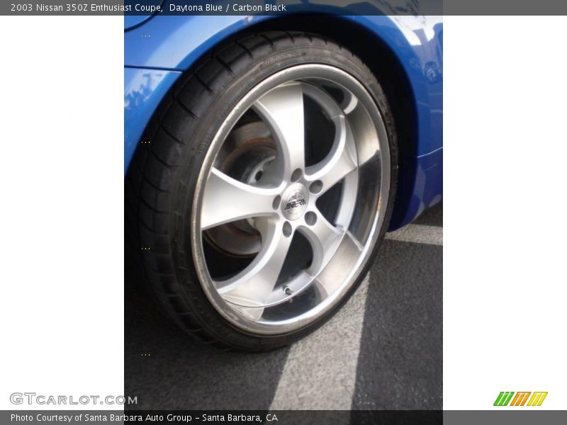 Daytona Blue / Carbon Black 2003 Nissan 350Z Enthusiast Coupe