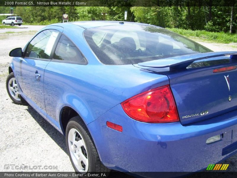 Nitrous Blue Metallic / Ebony 2008 Pontiac G5