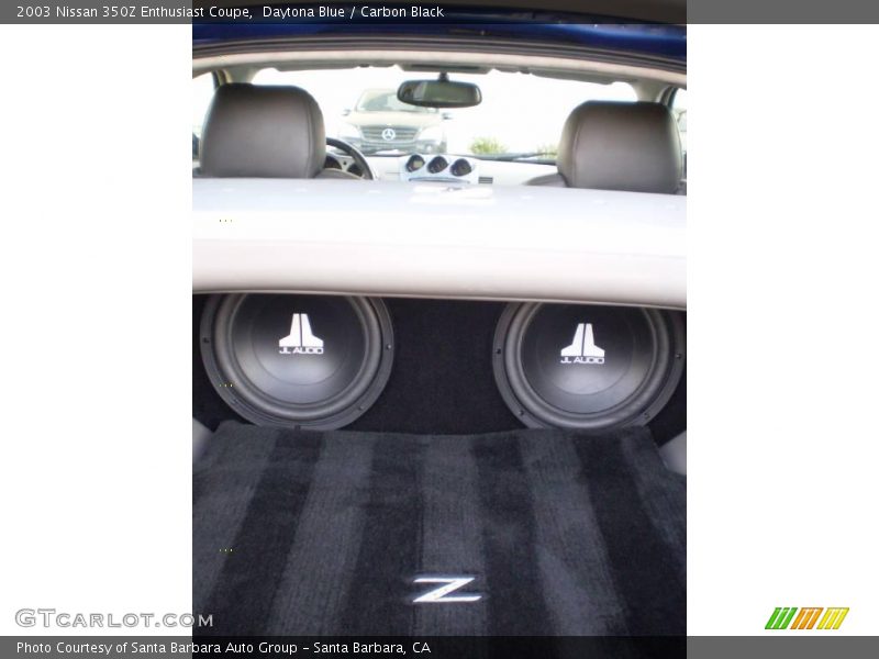 Daytona Blue / Carbon Black 2003 Nissan 350Z Enthusiast Coupe