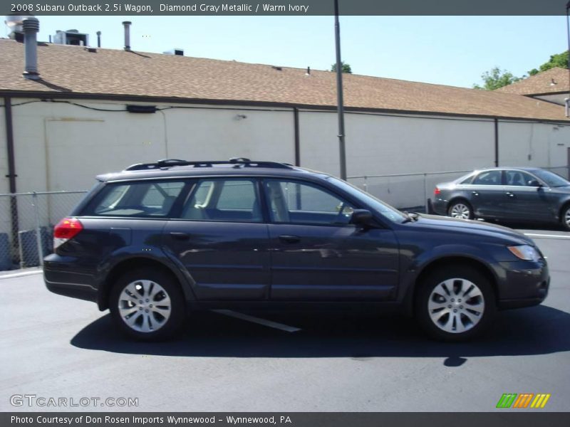Diamond Gray Metallic / Warm Ivory 2008 Subaru Outback 2.5i Wagon