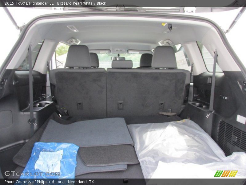 Blizzard Pearl White / Black 2015 Toyota Highlander LE