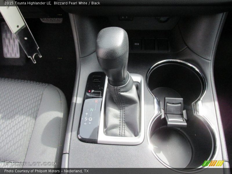 Blizzard Pearl White / Black 2015 Toyota Highlander LE