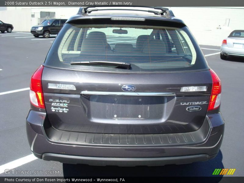 Diamond Gray Metallic / Warm Ivory 2008 Subaru Outback 2.5i Wagon