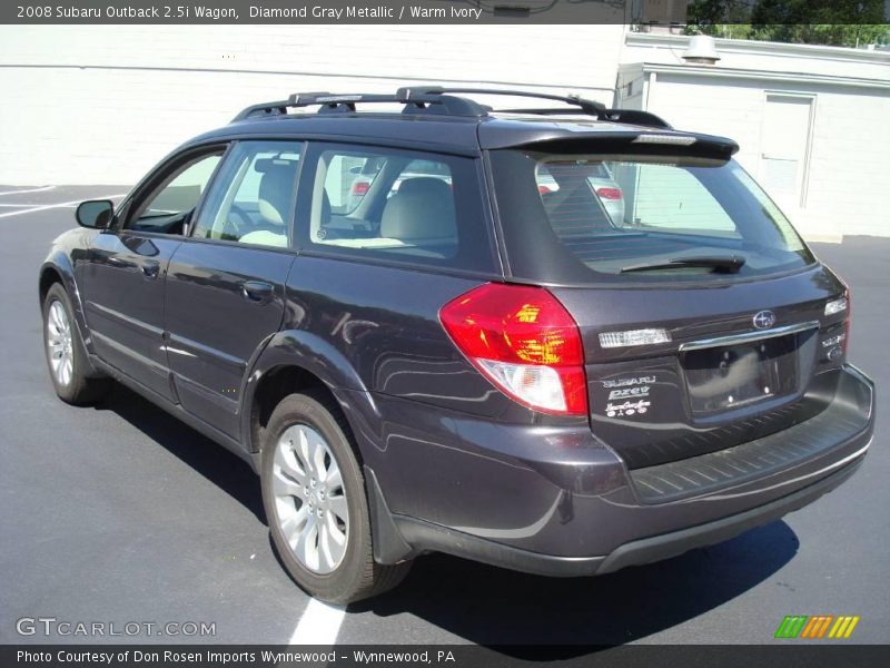 Diamond Gray Metallic / Warm Ivory 2008 Subaru Outback 2.5i Wagon