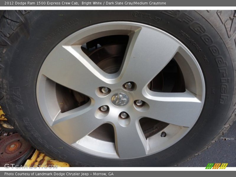 Bright White / Dark Slate Gray/Medium Graystone 2012 Dodge Ram 1500 Express Crew Cab