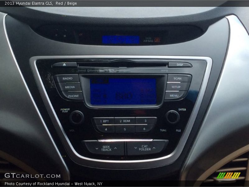 Red / Beige 2013 Hyundai Elantra GLS