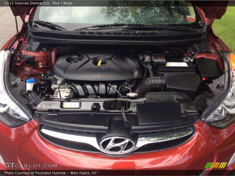 Red / Beige 2013 Hyundai Elantra GLS