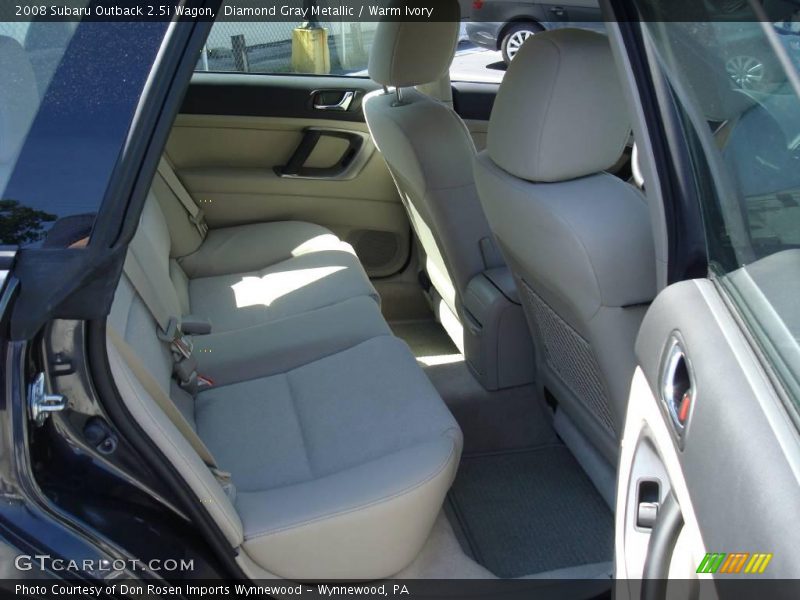 Diamond Gray Metallic / Warm Ivory 2008 Subaru Outback 2.5i Wagon