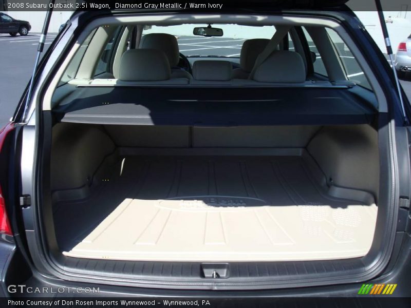 Diamond Gray Metallic / Warm Ivory 2008 Subaru Outback 2.5i Wagon