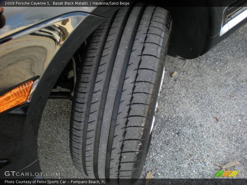 Basalt Black Metallic / Havanna/Sand Beige 2009 Porsche Cayenne S