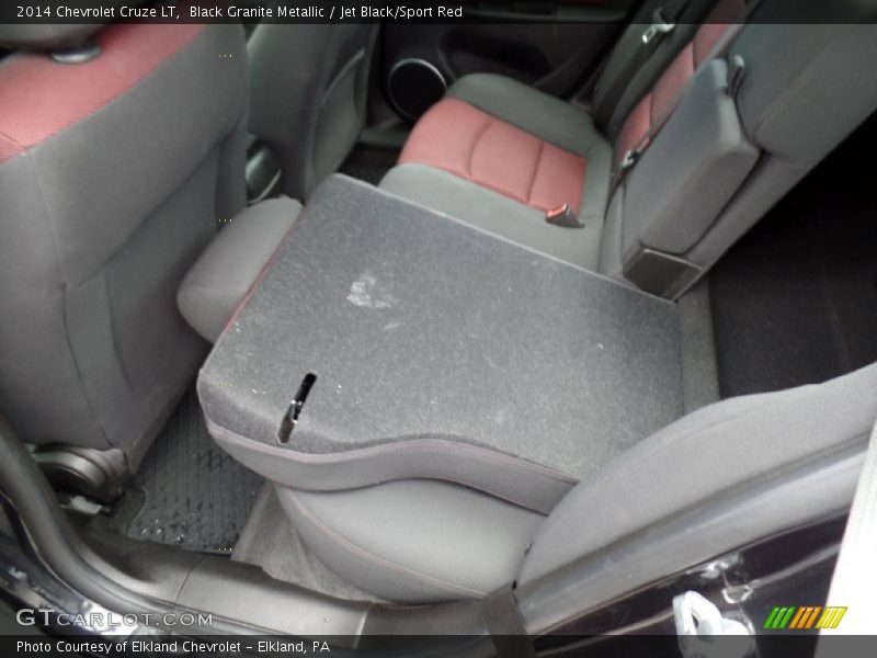 Black Granite Metallic / Jet Black/Sport Red 2014 Chevrolet Cruze LT