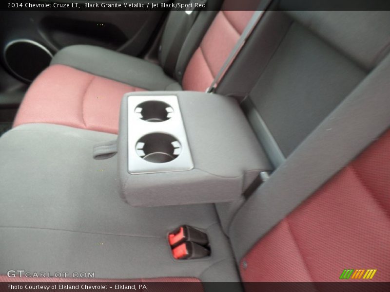 Black Granite Metallic / Jet Black/Sport Red 2014 Chevrolet Cruze LT