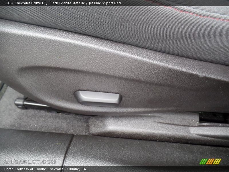 Black Granite Metallic / Jet Black/Sport Red 2014 Chevrolet Cruze LT