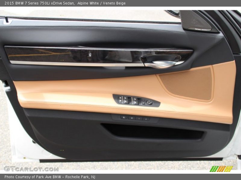 Alpine White / Veneto Beige 2015 BMW 7 Series 750Li xDrive Sedan