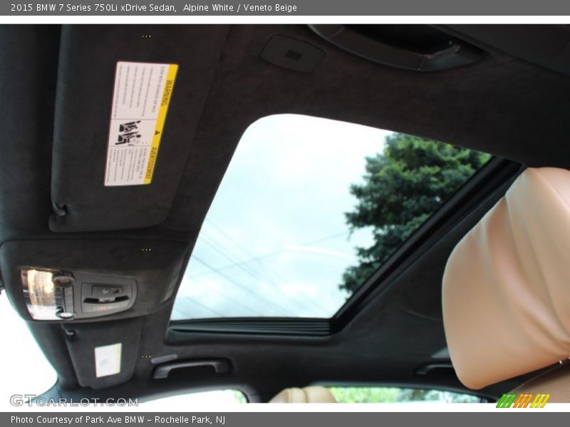 Alpine White / Veneto Beige 2015 BMW 7 Series 750Li xDrive Sedan