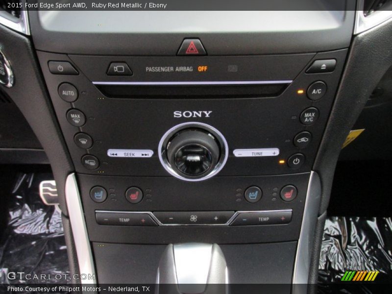 Controls of 2015 Edge Sport AWD