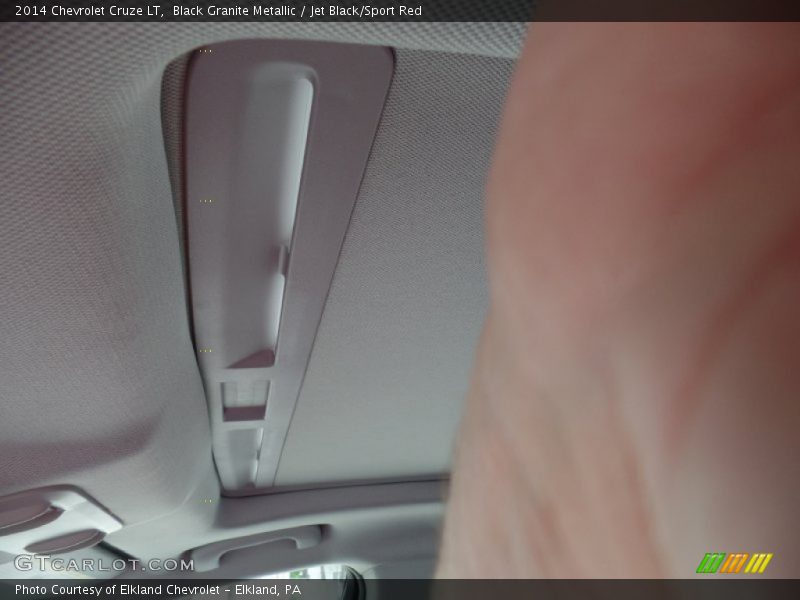 Black Granite Metallic / Jet Black/Sport Red 2014 Chevrolet Cruze LT