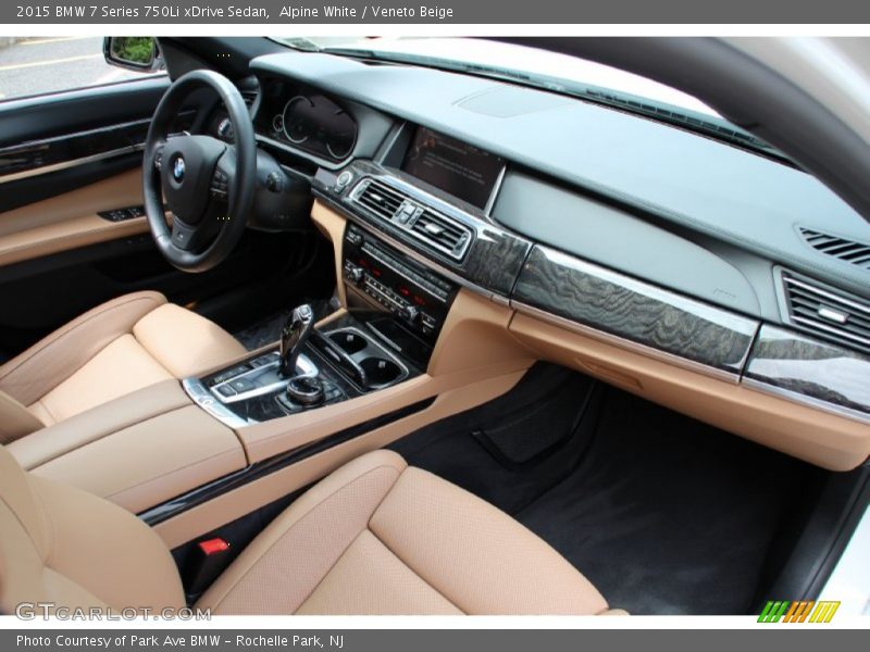 Alpine White / Veneto Beige 2015 BMW 7 Series 750Li xDrive Sedan