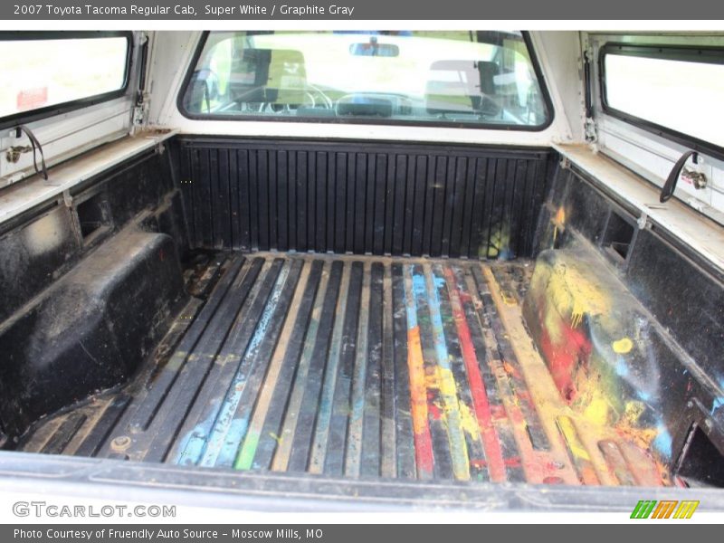 Super White / Graphite Gray 2007 Toyota Tacoma Regular Cab