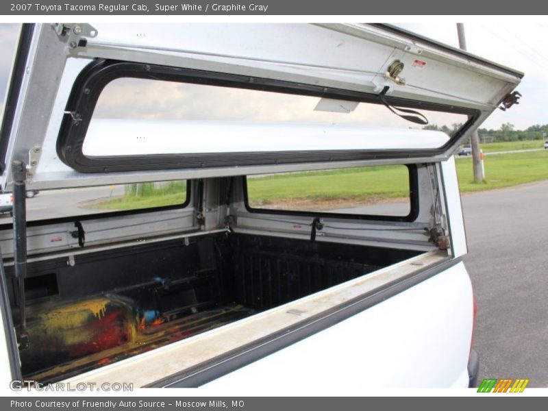 Super White / Graphite Gray 2007 Toyota Tacoma Regular Cab