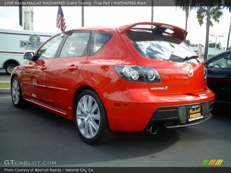 True Red / MAZDASPEED Black 2008 Mazda MAZDA3 MAZDASPEED Grand Touring