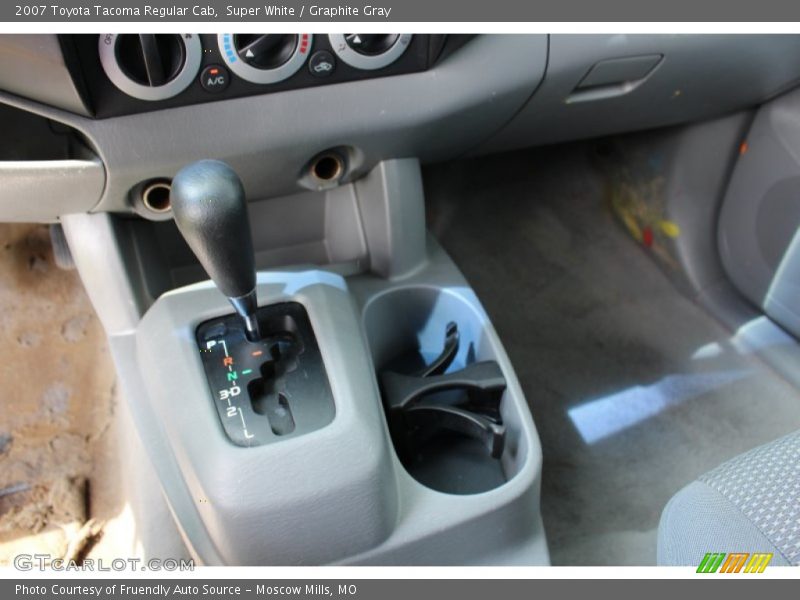 Super White / Graphite Gray 2007 Toyota Tacoma Regular Cab
