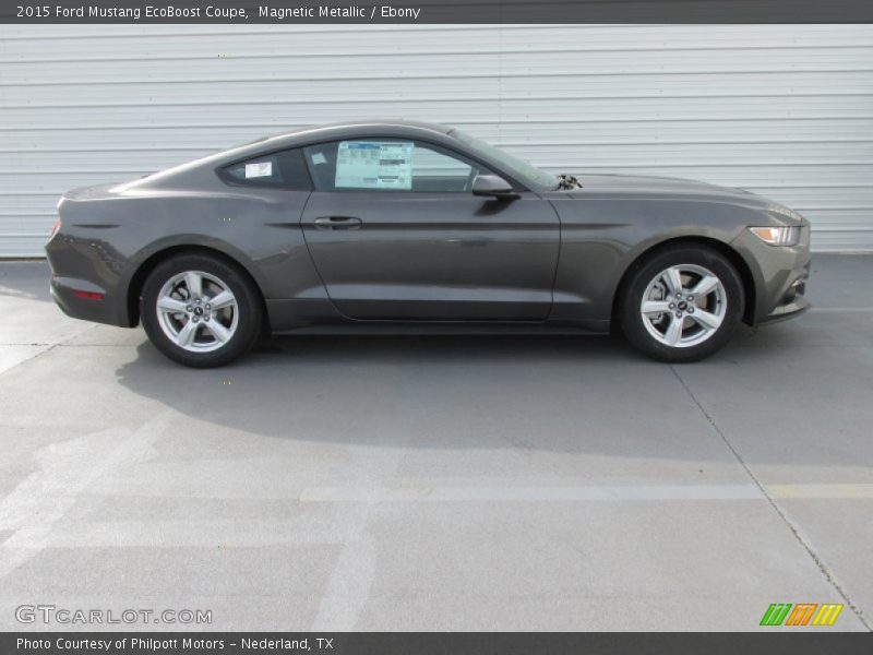 Magnetic Metallic / Ebony 2015 Ford Mustang EcoBoost Coupe
