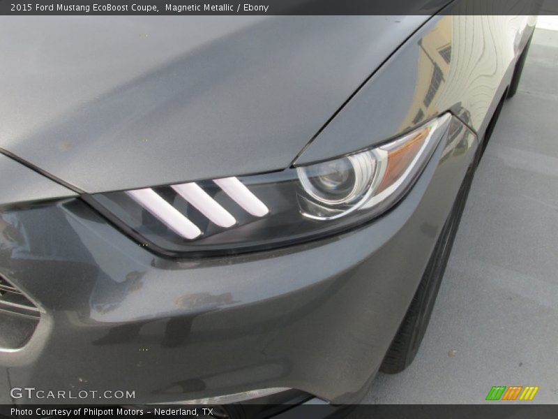 Magnetic Metallic / Ebony 2015 Ford Mustang EcoBoost Coupe