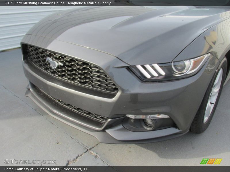Magnetic Metallic / Ebony 2015 Ford Mustang EcoBoost Coupe