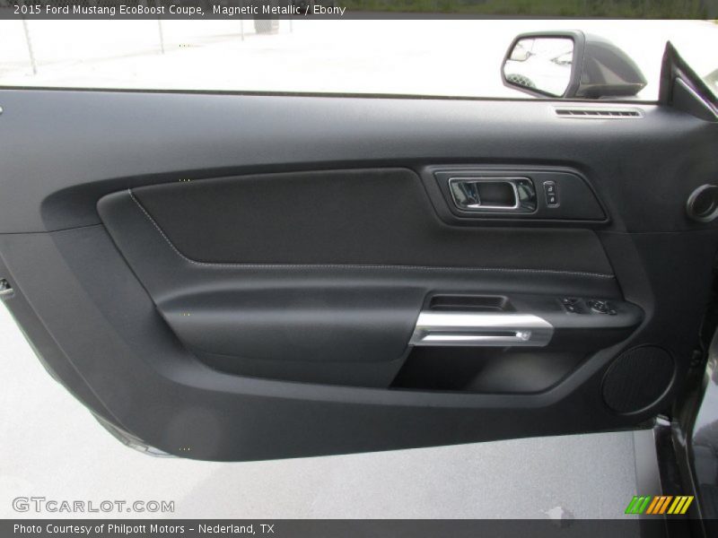 Magnetic Metallic / Ebony 2015 Ford Mustang EcoBoost Coupe