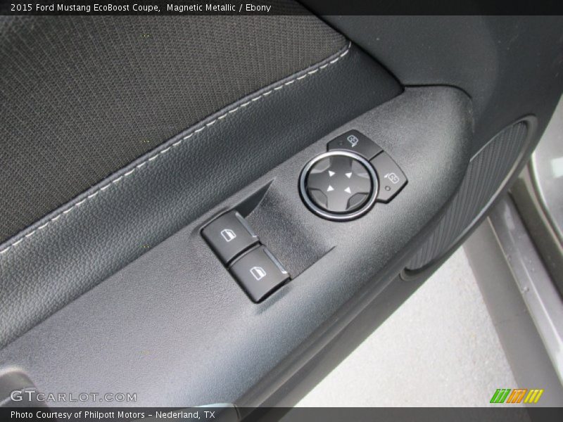 Magnetic Metallic / Ebony 2015 Ford Mustang EcoBoost Coupe
