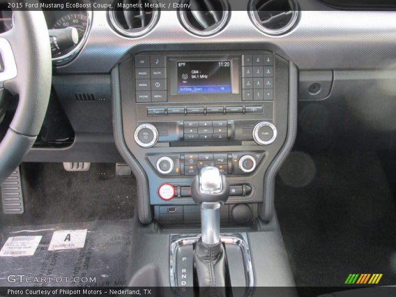 Magnetic Metallic / Ebony 2015 Ford Mustang EcoBoost Coupe