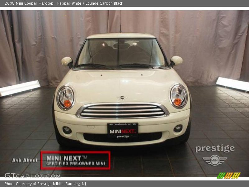 Pepper White / Lounge Carbon Black 2008 Mini Cooper Hardtop