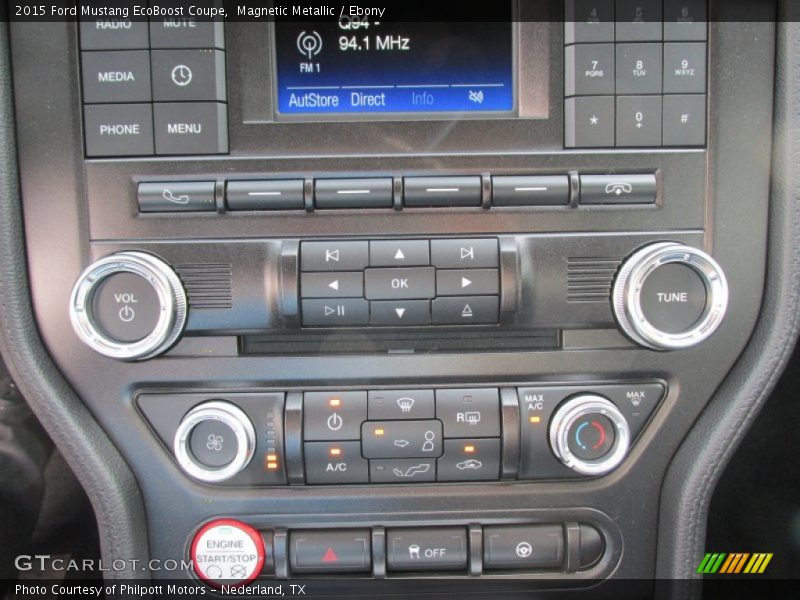 Magnetic Metallic / Ebony 2015 Ford Mustang EcoBoost Coupe