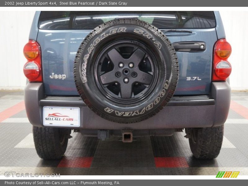 Steel Blue Pearlcoat / Dark Slate Gray 2002 Jeep Liberty Sport 4x4