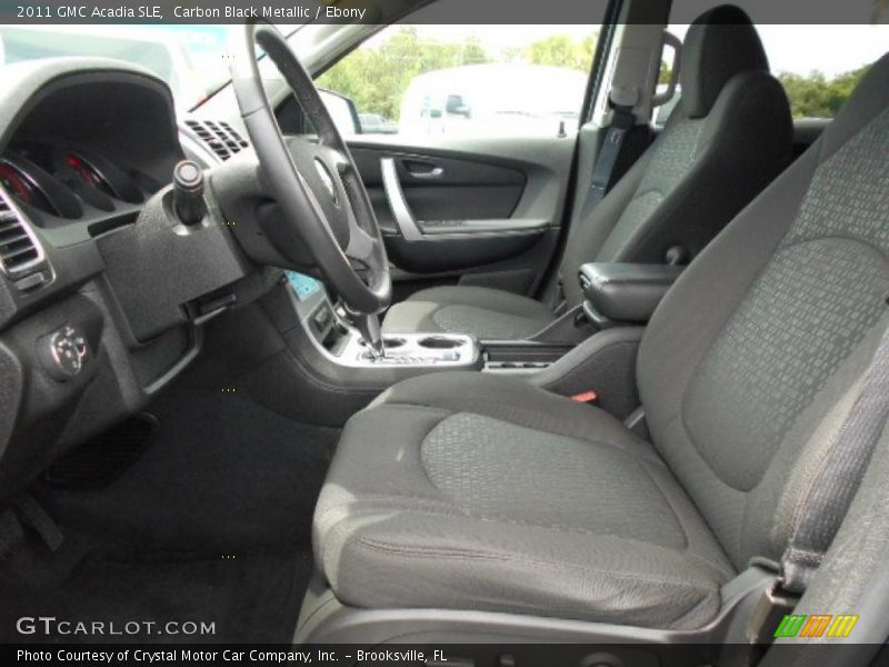 Carbon Black Metallic / Ebony 2011 GMC Acadia SLE