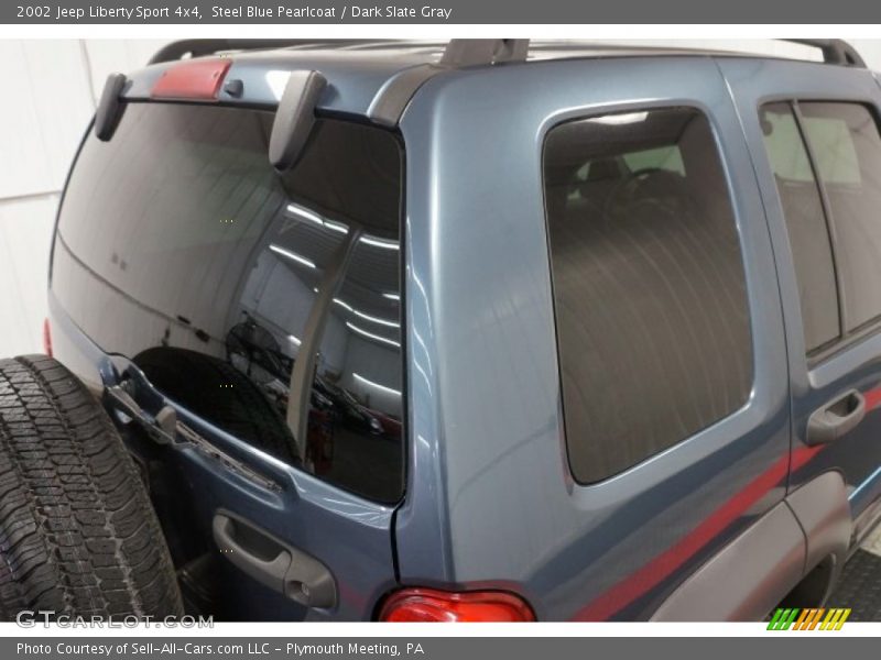 Steel Blue Pearlcoat / Dark Slate Gray 2002 Jeep Liberty Sport 4x4