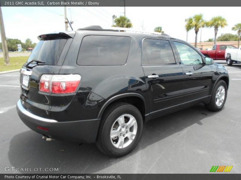 Carbon Black Metallic / Ebony 2011 GMC Acadia SLE