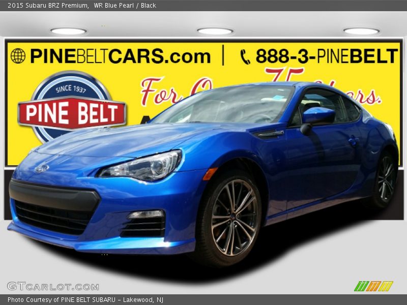WR Blue Pearl / Black 2015 Subaru BRZ Premium