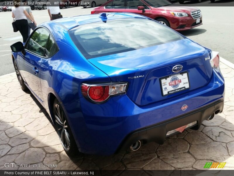 WR Blue Pearl / Black 2015 Subaru BRZ Premium