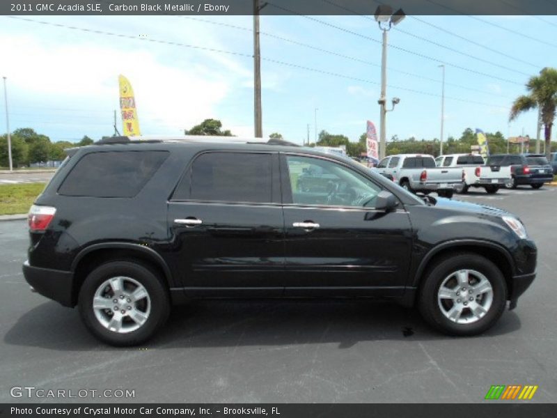 Carbon Black Metallic / Ebony 2011 GMC Acadia SLE