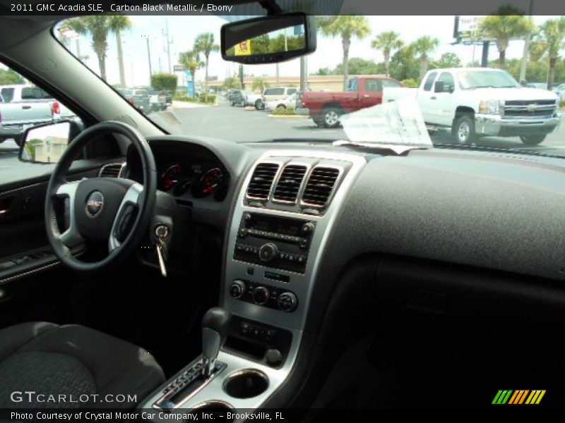 Carbon Black Metallic / Ebony 2011 GMC Acadia SLE