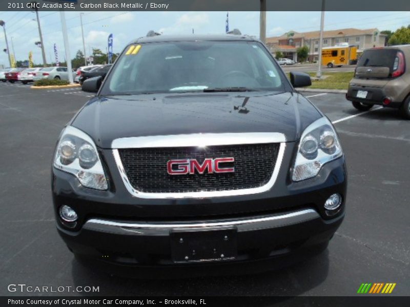 Carbon Black Metallic / Ebony 2011 GMC Acadia SLE