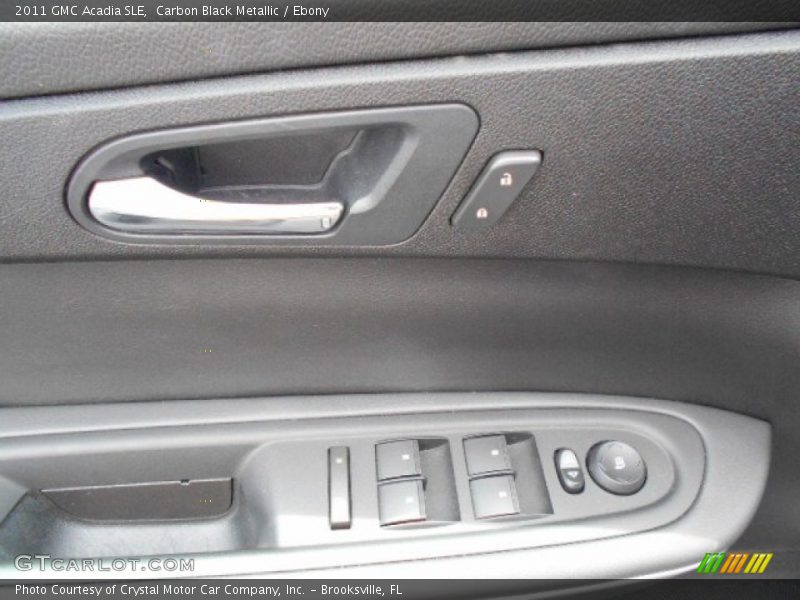Carbon Black Metallic / Ebony 2011 GMC Acadia SLE