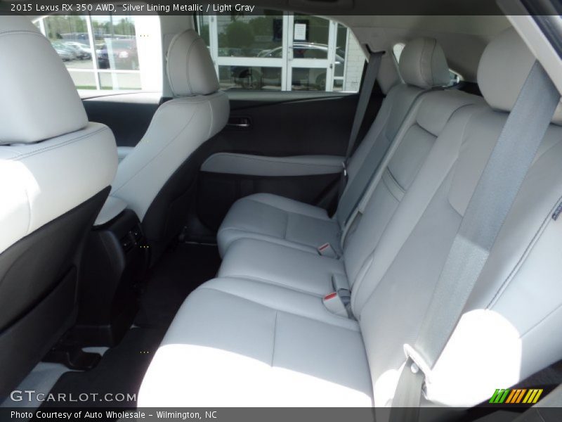 Silver Lining Metallic / Light Gray 2015 Lexus RX 350 AWD