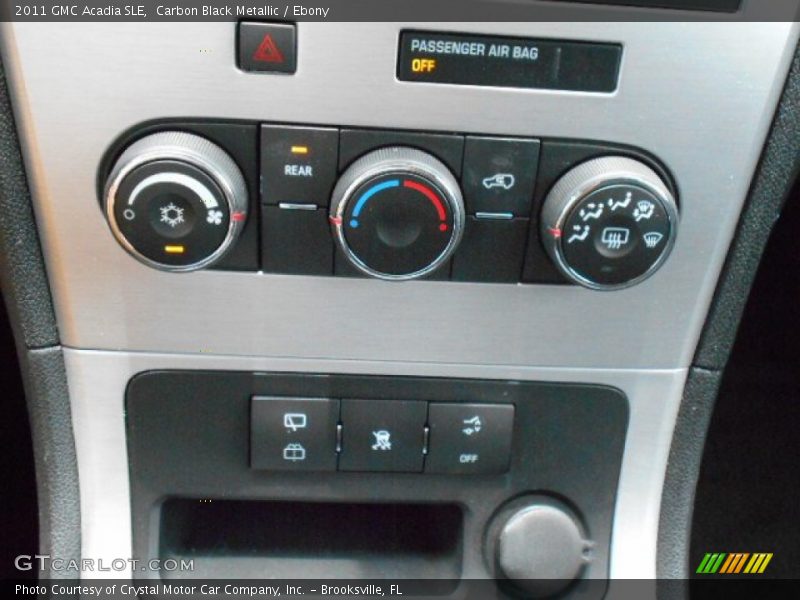 Carbon Black Metallic / Ebony 2011 GMC Acadia SLE