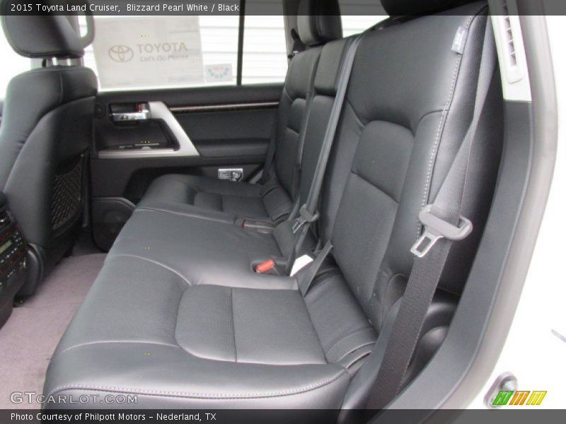 Rear Seat of 2015 Land Cruiser 